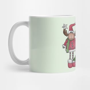 Elch mit Baum Mug